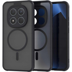 Θήκη Xiaomi Redmi Note 15 Pro 4G Spacecase Hybrid MagSafe Σκληρή Ημιδιάφανη με MagSafe - Black (5905719140120)