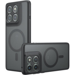 Θήκη Motorola Edge 60 Pro Techsuit PureFrost Σκληρή Ημιδιάφανη με MagSafe - Frosted Black (5949419320321)