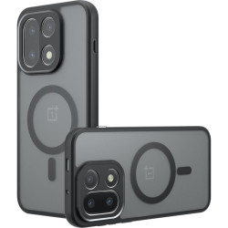 Θήκη OnePlus 15 Techsuit PureFrost Σκληρή Ημιδιάφανη με MagSafe - Frosted Black (5949419338975)