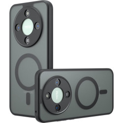 Θήκη Honor Magic6 Lite Techsuit PureFrost Σκληρή Ημιδιάφανη με MagSafe - Frosted Black (5949419320833)