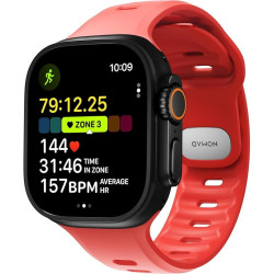 Λουράκι Apple Watch Ultra/SE/11/10/9/8/7/6/5/4 (49/46/45/44mm) Nomad Tempo Band Αδιάβροχο FKM & Αλουμίνιο - Crush (NM011437858)