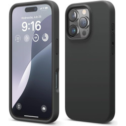 Θήκη iPhone 16 Pro Elago Silicone Case Premium Σιλικόνης - Black (ES16SC63PRO-BK)