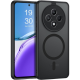 Θήκη Oppo Reno12 F 5G / 12 F 4G / 12 FS 5G / 12 FS 4G Techsuit PureFrost Σκληρή Ημιδιάφανη με MagSafe - Frosted Black (5949419320239)
