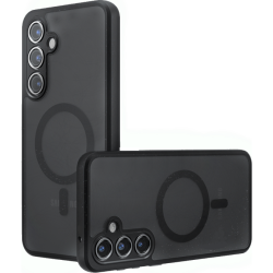 Θήκη Samsung Galaxy S23 FE Techsuit PureFrost Σκληρή Ημιδιάφανη με MagSafe - Frosted Black (5949419321038)