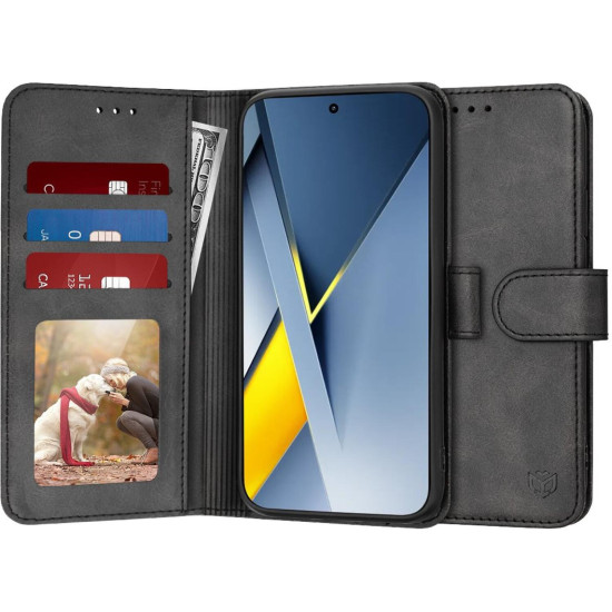 Θήκη Xiaomi Poco F8 Ultra Techsuit Diary Book Πορτοφόλι - Black (5949419350434)