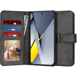 Θήκη Xiaomi Poco F8 Pro Techsuit Diary Book Πορτοφόλι - Black (5949419350441)