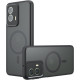 Θήκη Motorola Moto G85 Techsuit PureFrost Σκληρή Ημιδιάφανη με MagSafe - Frosted Black (5949419320383)