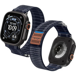 Λουράκι Apple Watch Ultra/SE/11/10/9/8/7/6/5/4 (49/46/45/44mm) Spigen WBF0 Υφασμάτινο - Navy (AMP10143)