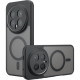 Θήκη Honor Magic8 Pro Techsuit PureFrost Σκληρή Ημιδιάφανη με MagSafe - Frosted Black (5949419338982)