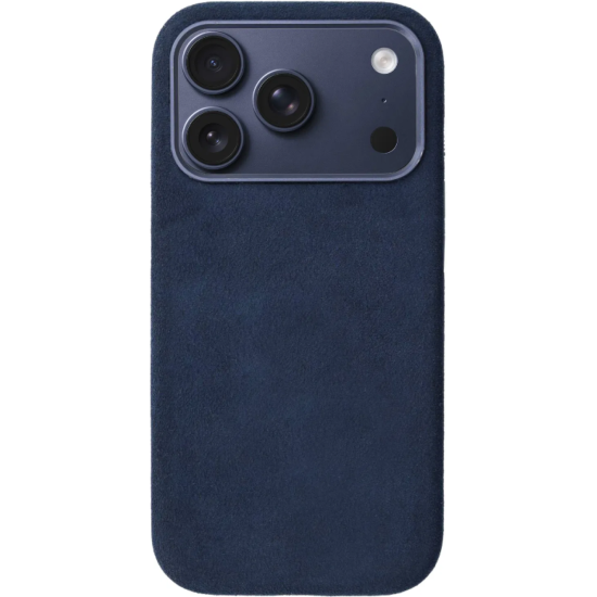 Θήκη iPhone 17 Pro Rosso Avanti Back Cover από Premium Alcantara με MagSafe - Blue (8719246549434)