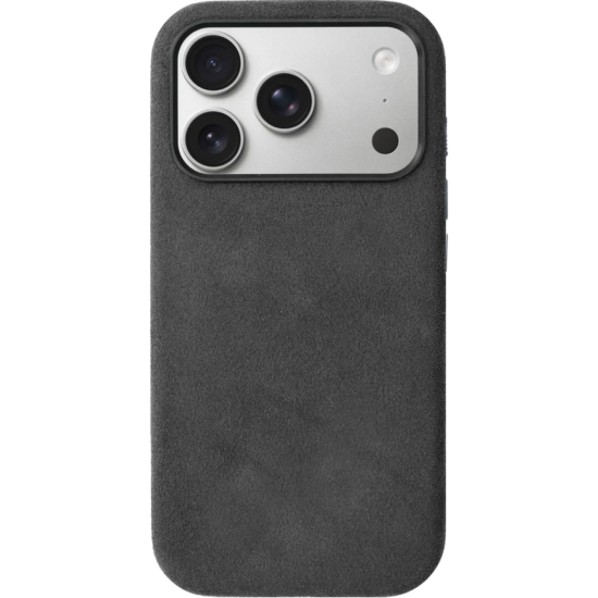 Θήκη iPhone 17 Pro Rosso Avanti Back Cover από Premium Alcantara με MagSafe - Gray (8719246549427)