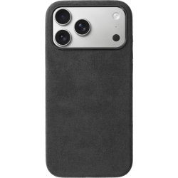 Θήκη iPhone 17 Pro Max Rosso Avanti Back Cover από Premium Alcantara με MagSafe - Gray (8719246549472)