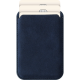 Universal Θήκη Rosso Avanti Wallet MagSafe Πορτοφόλι για Κάρτες από Premium Alcantara - Blue (8719246550010)