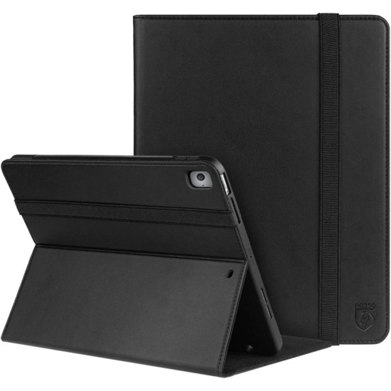 Θήκη iPad 10.2" 2021 / 2020 / 2019 / Air 3rd Gen 2019 / Pro 10.5" 2017 Rosso Element PU με Υποδοχή για Apple Pencil - Black (8719246366475)