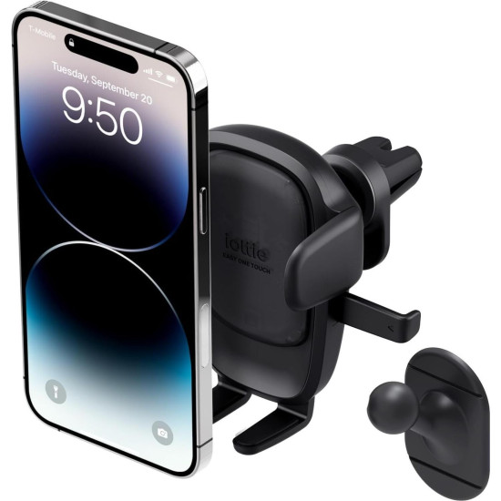 Βάση Κινητών Αυτοκινήτου iOttie Easy One Touch 6 Air Vent & Flush για Αεραγωγούς & Ταμπλό - Black (EOTNCG103)