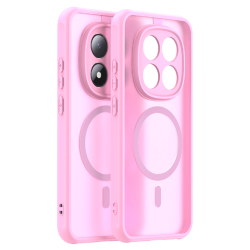 Θήκη Xiaomi Redmi Note 15 Pro 5G Techsuit HaloFrost II MagSafe Σκληρή Ημιδιάφανη με MagSafe - Pink (5949419358195)