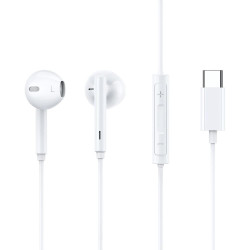 Handsfree Ακουστικά Mcdodo Earplug Type-C Digital Earphone Ενσύρματα με Type-C & DAC Chip - White (HP-7500)