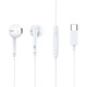Handsfree Ακουστικά Mcdodo Earplug Type-C Digital Earphone Ενσύρματα με Type-C & DAC Chip - White (HP-7500)