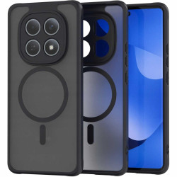 Θήκη Xiaomi Redmi Note 15 / Poco M8 Spacecase Hybrid MagSafe Σκληρή Ημιδιάφανη με MagSafe - Black (5905719138967)