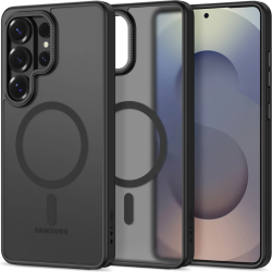Θήκη Samsung Galaxy S26 Ultra Tech-Protect MagCam Σκληρή Ημιδιάφανη με MagSafe - Matte Black (5906302390151)