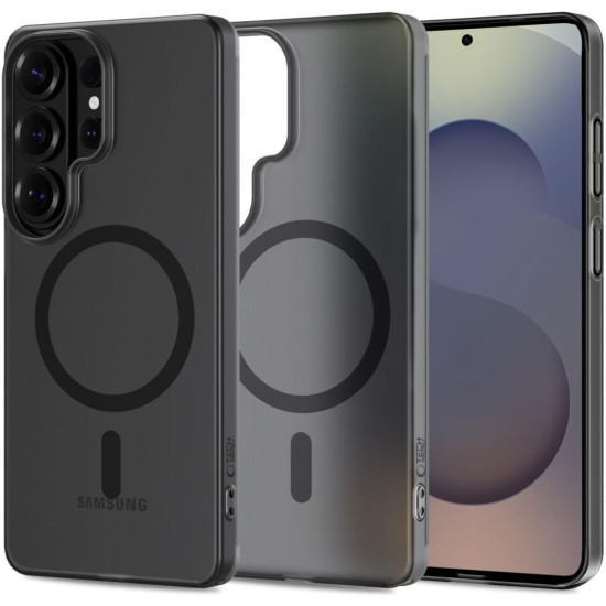 Θήκη Samsung Galaxy S26 Ultra Tech-Protect MagSlim Σκληρή Ημιδιάφανη με MagSafe - Matte / Black (5906302390557)