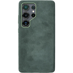 Θήκη Samsung Galaxy S25 Ultra Rosso Avanti Back Cover από Premium Alcantara με MagSafe - Green (8719246549632)