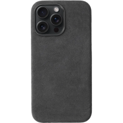 Θήκη iPhone 16 Pro Max Rosso Avanti Back Cover από Premium Alcantara με MagSafe - Gray (8719246549724)