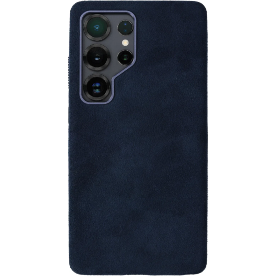 Θήκη Samsung Galaxy S25 Ultra Rosso Avanti Back Cover από Premium Alcantara με MagSafe - Blue (8719246549618)