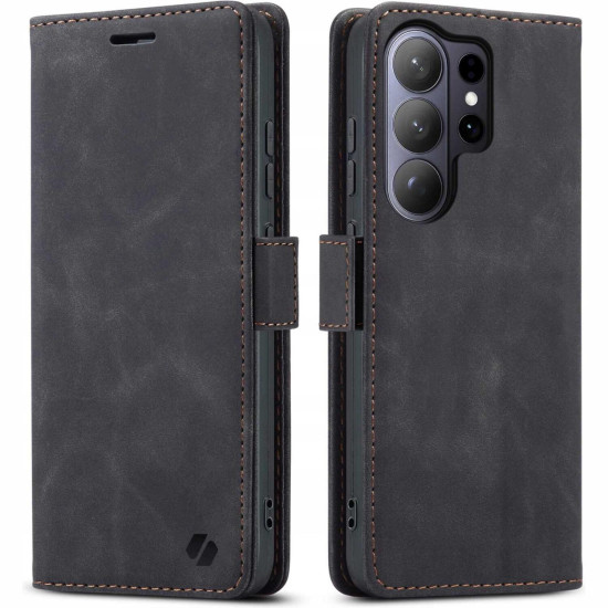 Θήκη Samsung Galaxy S26 Ultra Spacecase Wallet Πορτοφόλι - Black (5905719139896)