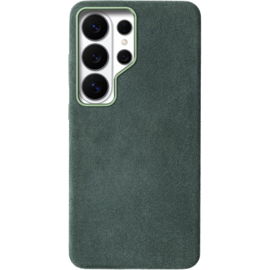 Θήκη Samsung Galaxy S26 Ultra Rosso Avanti Back Cover από Premium Alcantara με MagSafe - Green (8719246549359)