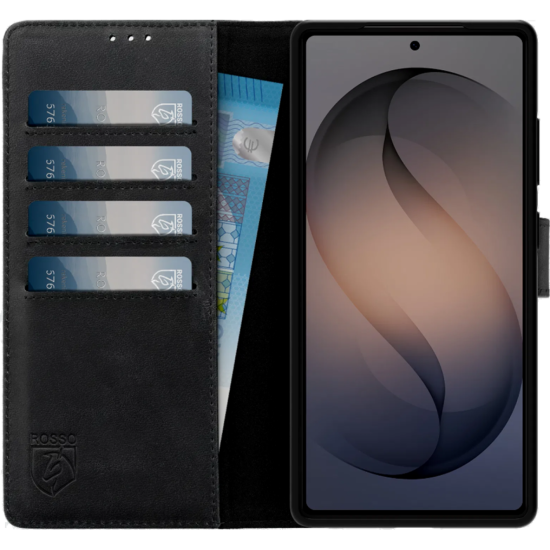 Θήκη Samsung Galaxy S26 Ultra Rosso Deluxe Δερμάτινο Πορτοφόλι - Black (8719246540639)