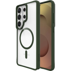 Θήκη Samsung Galaxy S26 Ultra Buddi Hybrid Σκληρή Διάφανη με MagSafe - Transparent / Green (8719246544361)