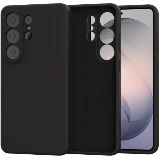 Θήκη Samsung Galaxy S26 Ultra Spacecase Silicone Mag Case Σιλικόνης με MagSafe - Black (5905719139636)
