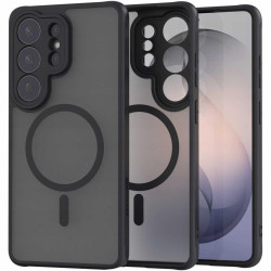 Θήκη Samsung Galaxy S26 Ultra Spacecase Hybrid MagSafe Σκληρή Ημιδιάφανη με MagSafe - Black (5905719139711)