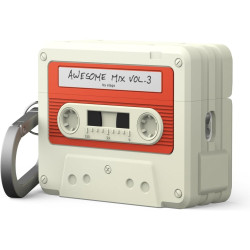 Θήκη AirPods Pro 3rd Gen Elago Cassette Tape Hang Case Σιλικόνης - Classic White (EAPP3TAPE-HANG-CWHRD)