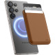Universal Θήκη Elago MagSafe Πορτοφόλι για Κάρτες από Vegan Δέρμα για Galaxy & iPhone - Brown (EMSLE-POCKET-GAL-BR)