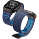 Λουράκι Apple Watch Ultra/SE/11/10/9/8/7/6/5/4 (49/46/45/44mm) Spigen Athlex Air 2 Υφασμάτινο - Active Navy Blue (AMP10608)