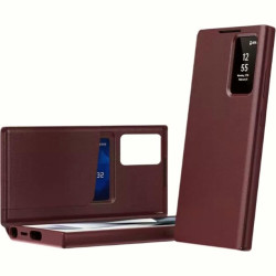 Θήκη Samsung Galaxy S26 Ultra Techsuit SmartView Series Flip με Ενεργό Πορτάκι - Red (5949419350533)