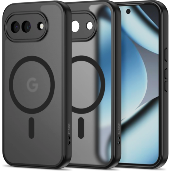Θήκη Google Pixel 10a Tech-Protect MagMat Σκληρή Ημιδιάφανη με MagSafe - Matte Black (5906302353224)