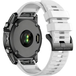 Λουράκι Garmin Watch 26mm Mobile Origin Easy Strap ES2 Quick Fit Σιλικόνης - White (MO-ESS-26-WHT)
