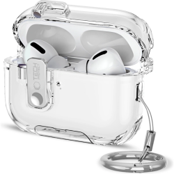 Θήκη AirPods Pro 3rd Gen Tech-Protect Bounce Pro Σκληρή με Ενσωματωμένη Βάση για Smartphones - Clear (5906302392681)
