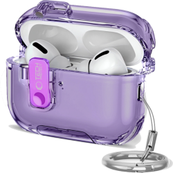 Θήκη AirPods Pro 3rd Gen Tech-Protect Bounce Pro Σκληρή με Ενσωματωμένη Βάση για Smartphones - Lavender (5906302392704)