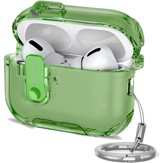 Θήκη AirPods Pro 3rd Gen Tech-Protect Bounce Pro Σκληρή με Ενσωματωμένη Βάση για Smartphones - Matcha Green (5906302392742)