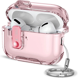 Θήκη AirPods Pro 3rd Gen Tech-Protect Bounce Pro Σκληρή με Ενσωματωμένη Βάση για Smartphones - Pink (5906302392711)