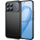 Θήκη Xiaomi Poco F8 Ultra Techsuit Carbon Silicone Σιλικόνης - Black (5949419350496)