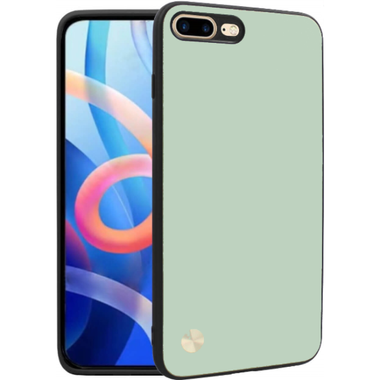 Θήκη iPhone 8 Plus / 7 Plus Bodycell Vegan Cover Σκληρή - Light Green (5206015076077)