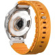 Λουράκι Garmin Watch 22mm Uniq Fluo από Αδιάβροχη Σιλικόνη & Ανοξείδωτο Ατσάλι - Pale Orange (UNIQ-22MM-FLUOPORG)