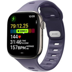 Λουράκι Apple Watch Ultra/SE/11/10/9/8/7/6/5/4 (49/46/45/44mm) Nomad Tempo Band Αδιάβροχο FKM & Αλουμίνιο - Dusk (NM011413858)