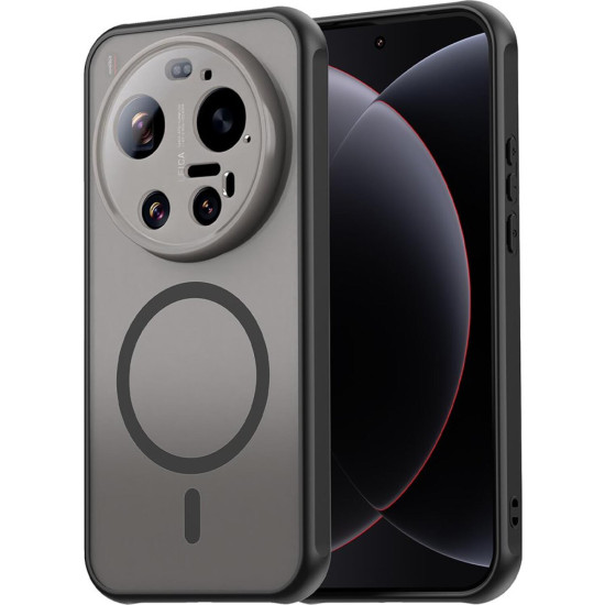 Θήκη Xiaomi 17 Ultra Techsuit HaloFrost II MagSafe Σκληρή Ημιδιάφανη με MagSafe - Black (5949419361775)