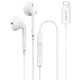 Recci REP-L28 - Ενσύρματα Handsfree Ακουστικά Lightning - White (6955482503751)